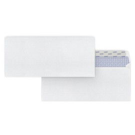 Staples 329841 Tear-Resistant Privacy-Tinted #10 Business Envelopes White (21573)