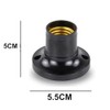 ShuoHui Lamp Holder E27 Universal E27 Socket Lamp Holder Flat