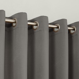 Sun Zero Barrow Cortina para ahorrar energía, Gris Acero,54" x 108", 1 unidad