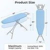 Yaheetech Foldable Ironing Board, Heavy Duty Iron Board with 9