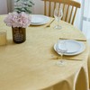 SPRICA Round Jacquard Tablecloth 200cm Water Resistant Solid Colour Heavy
