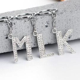 Anawakia Alphabet 26 English Letters Rhinestone Rhinestone Pendant with Initials A B C D E F G H I J K L M N O P R S T U V W X Y Z, R