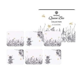 Ashdene Queen Bee Coaster 6 Pack, The Ladelle Group 521020