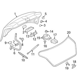 14.57 Inch 2Pcs Liftgate Trunk Struts Lift Supports Compatible With Volkswagen Passat 2012-2017 To 02/06/2017 561827550B Shock Gas Spring Prop Rod Cylinder Rear Back Tailgate Hatch