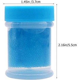STOBAZA Kit de 2 Cajas de Limpiador para Pinzas de Extensiones de Pestañas Azul de 40ml, Fácil de Almacenar y Eliminar Residuos para Uso en Casa o Salón de Belleza