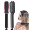 Professional Anion Hair Straightener Comb, Beard Straightener Brush, Ceramic Plate