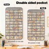 KKONHII 2 Pcs Hanging Sticker Display Organizer, Portable Double-Sided 320