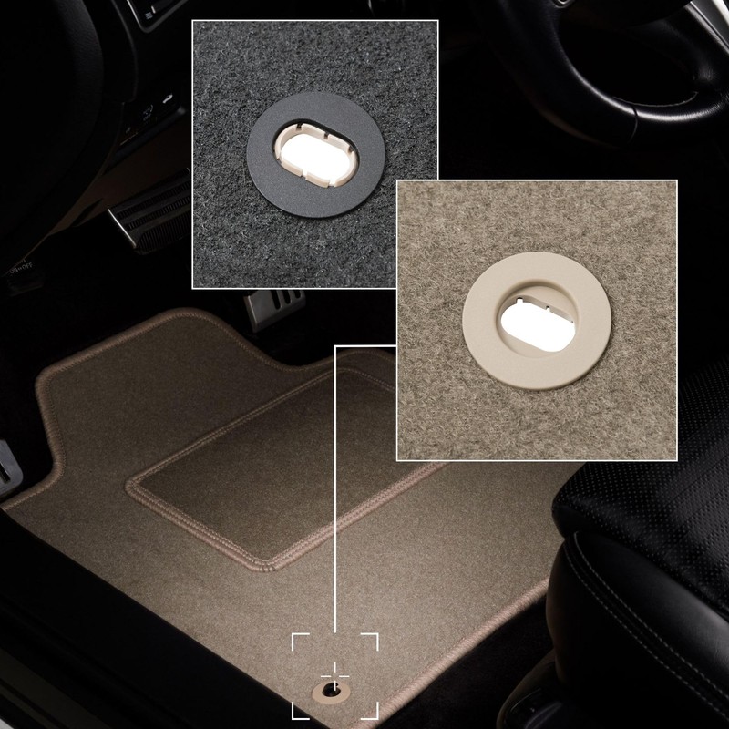 Wielganizator Driver's Velour Doormat Suitable for Ford Fusion (2005-2012) Hatchback