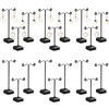 Xaztr 18Pcs Black Earring Stand Display, Metal Earring Holder T