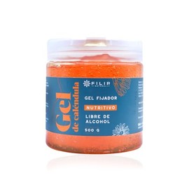 Gel Fijador de Caléndula | Fijación Media, Libre de Parabenos, Ideal Para Cabello Sensible | 500 g