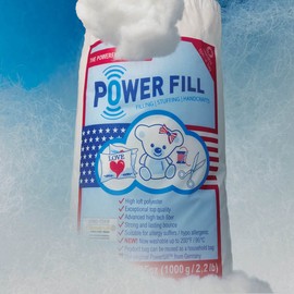 Power Fill – Premium Fiber Fill – 35 Ounce | Oeko TEX 100 Standard – Washable up to 200 °F/95 °C | Non-Allergenic | Filling Material for Dolls & Stuffed Toys | (2)