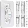 4 Pack Light Switch Cover Guard,Light Switch Lock With Glow
