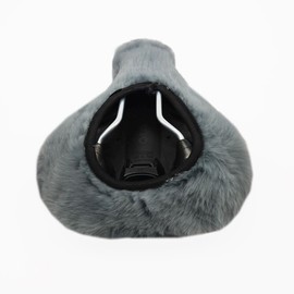 Reissner Lambskin Bicycle Saddle Cover Lambskin Combined with Faux Fur Wreath (FSB C)