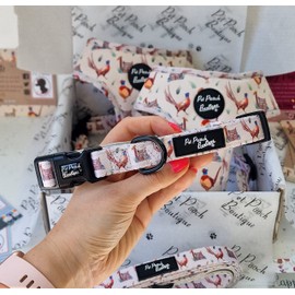 Country Pheasant Dog Collar, Extra Small