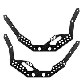 NexxSpeed Aluminum Chassis Frame Rail Set (Black) - AXIAL AX24