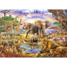 CHengQiSM Wild Animal Jigsaw Puzzle 1000 Pieces for Adults - Hard Impossible Adult Puzzle - Home Room Decoration (70.0 cm x 50.0 cm)