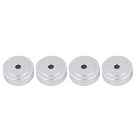 Aluminum Alloy Amplifier Feet - 4PCS 20 * 8mm Shock Absorber Pads for HiFi Stereo Surround Sound, Silver