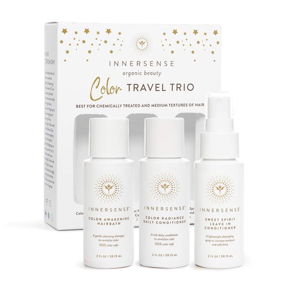Innersense Organic Beauty - Natural Color Travel Hair Trio | Non-Toxic, Cruelty-Free, Clean Haircare