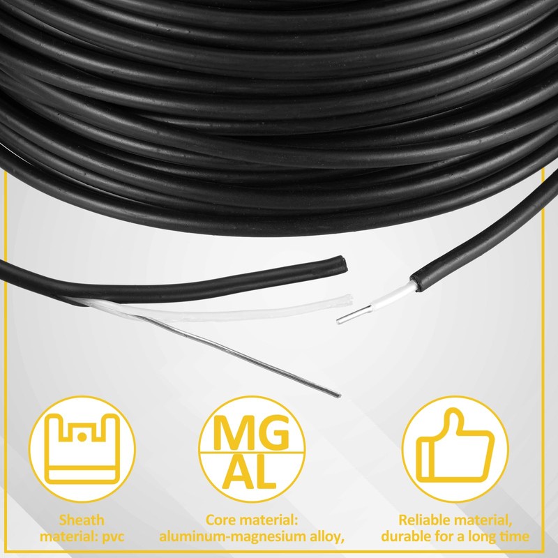 Kanayu Electric Fence Wire Double Insulated Underground Hard Cable Double