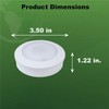 Ecolight 3.5in Battery-Operated LED Puck Light - White, RGB and