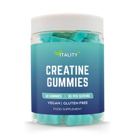 Pure Creatine Monohydrate Gummies | 3g Creatine per Serving | 1 Month Supply | Support Muscle Growth | Boost Workout Performance & Muscle Recovery