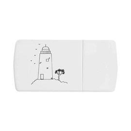 'Light House' Pill Box with Tablet Splitter (PI00022944)
