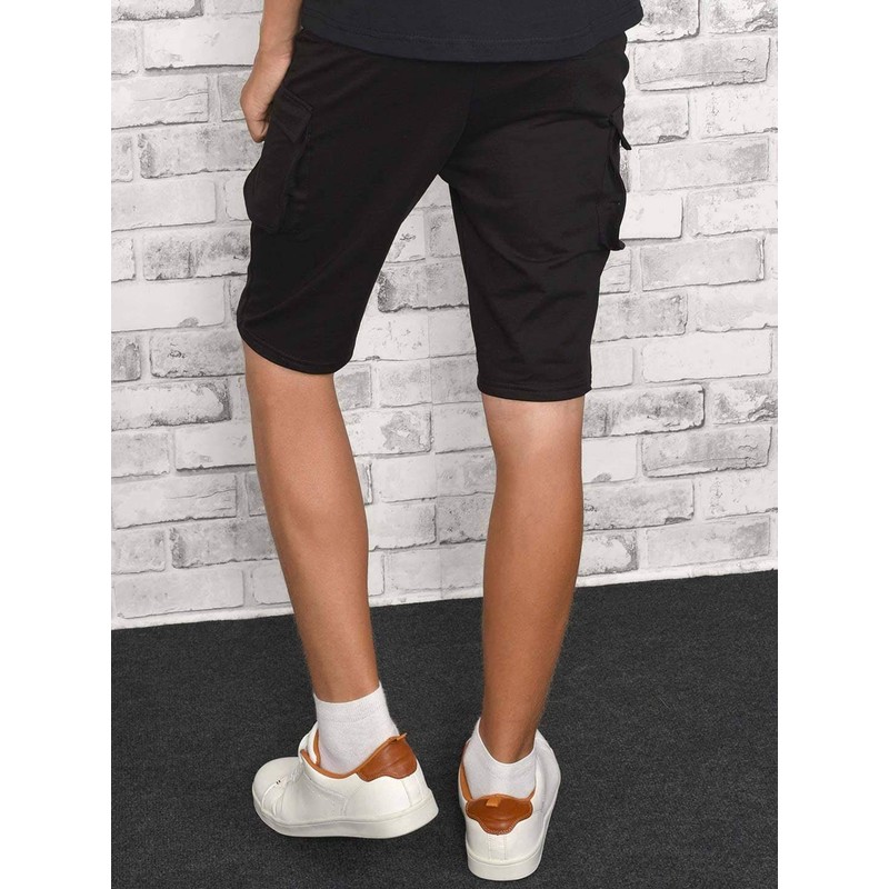BEZLIT 30079 Boys' Cargo Shorts, black