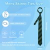 GHTIYLP Skinny Ties for Men, Cotton Mens Ties Striped/Plaid Men's