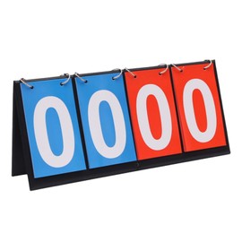 Sports Scoreboard,Sports Score Flip Scoreboard,Sports Digit Scoreboard,Premium Sport Scoreboard,2/3/4 Digit Portable Flip Score Counter,4-Digital Portable Table Top Scoreboard Flipper