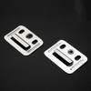 VILLCASE 100pcs Wall Panel Buckle, Wall Buckle Interlocking Hanging Bracket