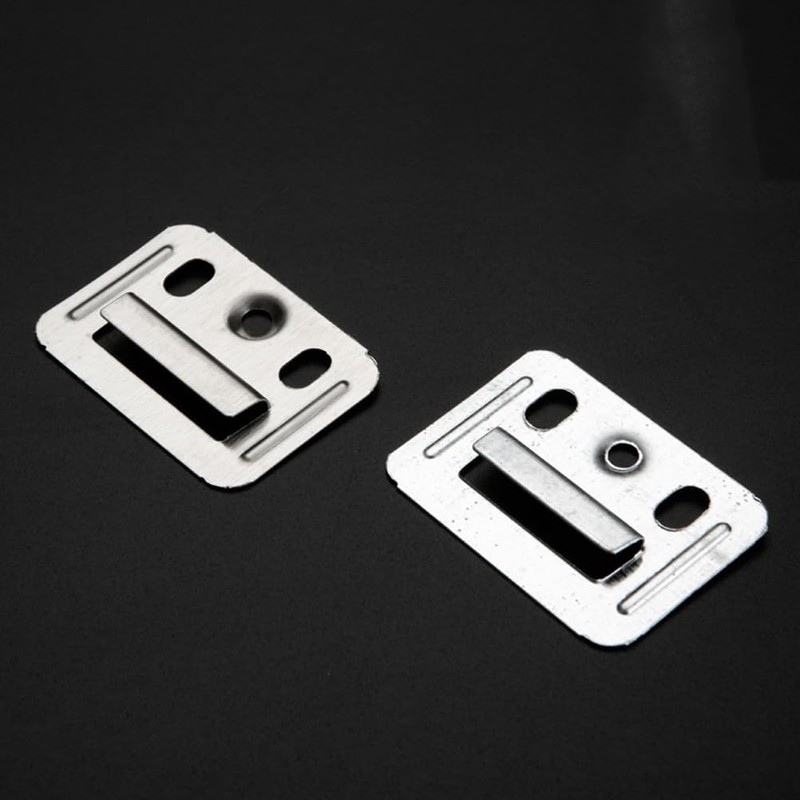 VILLCASE 100pcs Wall Panel Buckle, Wall Buckle Interlocking Hanging Bracket