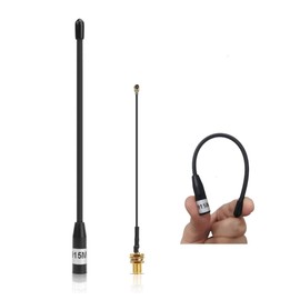 915MHz Antenna 10dBi Gain Long Range Soft Whip Antenna for Meshtastic and LoRa,17cm Omni SMA Male 1 Pack,Black