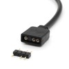 Jstincal (3-Pack) ARGB Extension Cable, 5V 3-Pin Addressable RGB Cable,