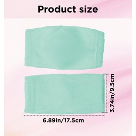 Classicseali 2 Pairs Elbow Protector,Elbow Pads for Adults,Beauty Gel Moisturizing, Elbows Protectors for Elderly, for Moist Chapped Dry Skin Care, Cover Heel Socks, Elbows Sleeves, Light Green