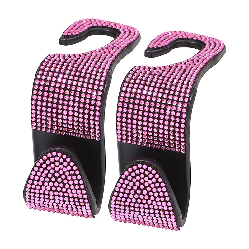 DRAMLOR Bling Rear View Mirror Accessories with 2 PCS Car