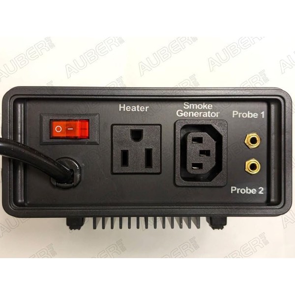 AUBER PID Temp Controller for Electric Smokers, Dual-Probe, 120V/1440W, WSD-1200H