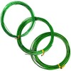 3 Rolls of Green Anodised Aluminium Bonsai Training Wire, Each