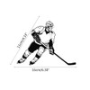 fatteryu 16x11cm Ice Hockey Sports Car Styling Fashion Car Window