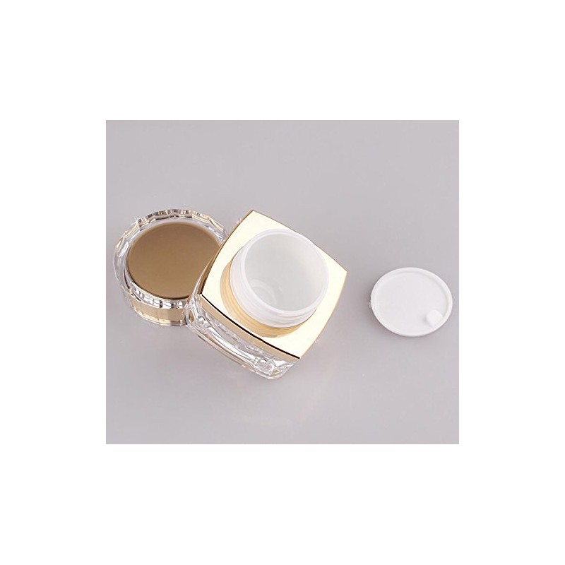 1PCS 30g Upscale RefillableAcrylic Cosmetic Bottles With Screw Lid and