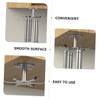 ABOOFAN 2pcs Rotatable Stainless Steel Cabinet Hooks for Kitchen Utensils
