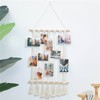 Hanging Photos Display Macrame Wall Hanging Photos Organizer Cotton Pictures
