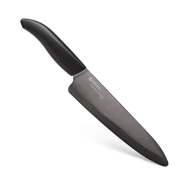 Kyocera Revolution Kitchen Knife, 7-inch Professional, Black