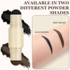 LOPHE 25 Piece Eyebrow Powder Set, 1 Step Brow Stamp
