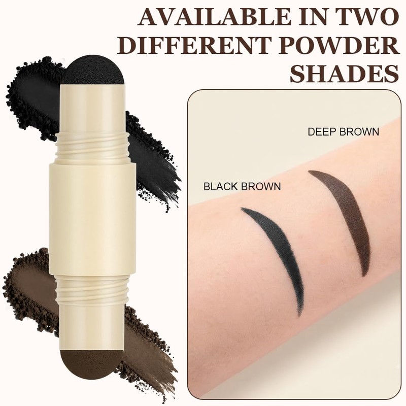 LOPHE 25 Piece Eyebrow Powder Set, 1 Step Brow Stamp