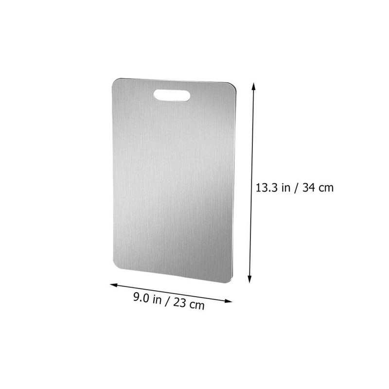Kichvoe Stainless Steel Cutting Board Chopping Board Baking Board Extra