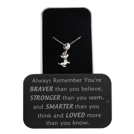 BNQL Chihuahua Pendant Necklace Chihuahua Gifts for Chihuahua Lovers Chihuahua Jewelry Gifts for Women Inspirational Gifts (Chihuahua Necklace)