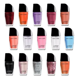 Wet n Wild Juego De 15 Esmaltes Wet N Wild Color Rojo