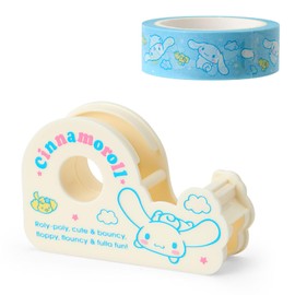 Sanrio 321290 Tape Cutter & Paper Tape (Sanrio Futagi Sanrio) Cinnamoroll