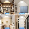 TOOWELL Rechargeable Motion Sensor Ceiling Light, Wireless Ceiling Lights Battery