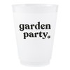 Santa Barbara Design Studio Party Cups 8-Count Reusable BPA-Free Plastic Cups, 16-Ounce, Garden Party